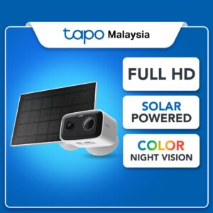 TP-Link Tapo TC80 KIT: Kamera Keselamatan Suria WiFi Luar Rumah