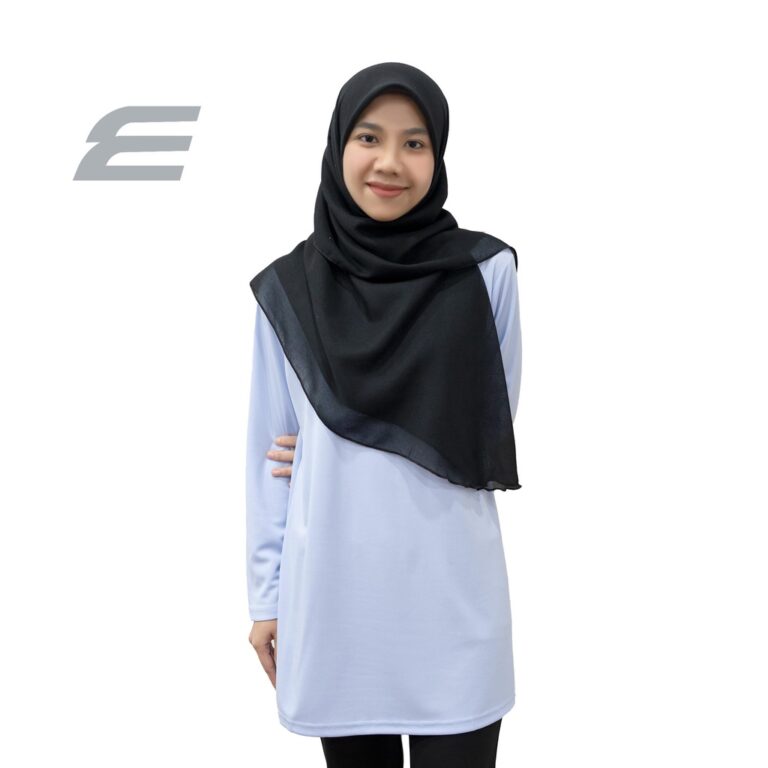 Jersi Mikrofiber Muslimah ELGINI E16200 S-XXL Pilihan Sukan dan Kasual