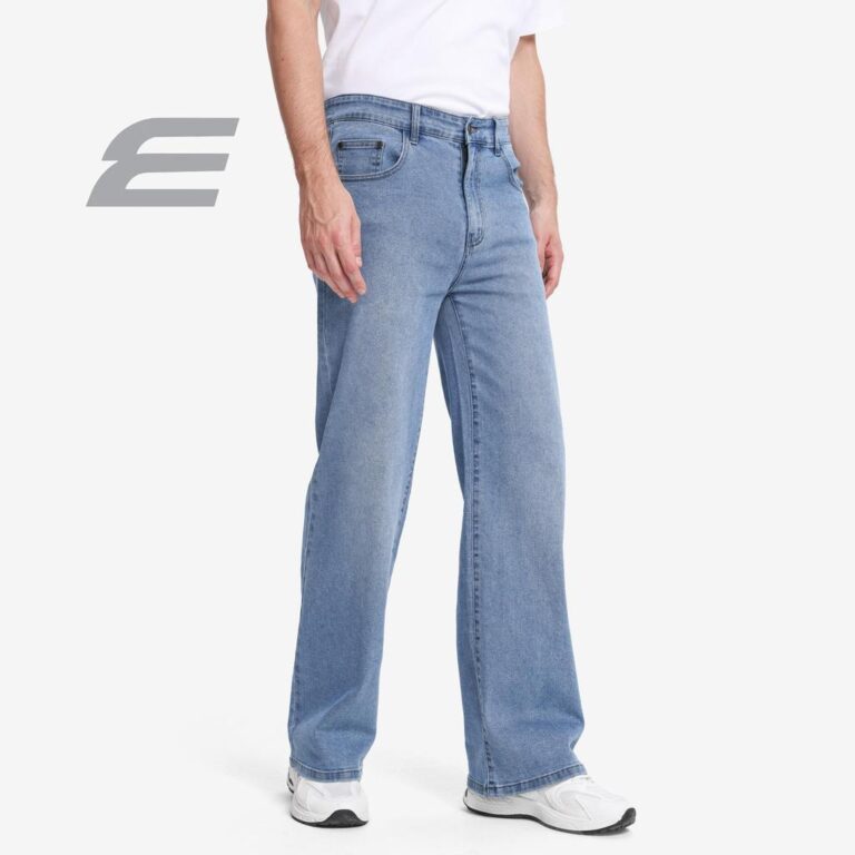 ELGINI E16344 Seluar Jeans Longgar Lelaki: Gaya Santai dan Denim Lembut