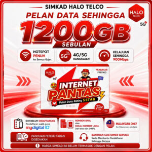 SimKad Halo Telco TuneTalk: Pilihan Pelan Internet 4G dan 5G Tanpa Had