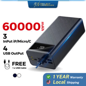 Pxo Powerbank 60000mAh: Kapasiti Besar dan Pilihan Kelajuan Pengecasan