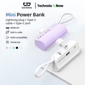 GOOJODOQ 4000mAh Mini Power Bank: Ciri, Spesifikasi dan Kegunaan Praktikal