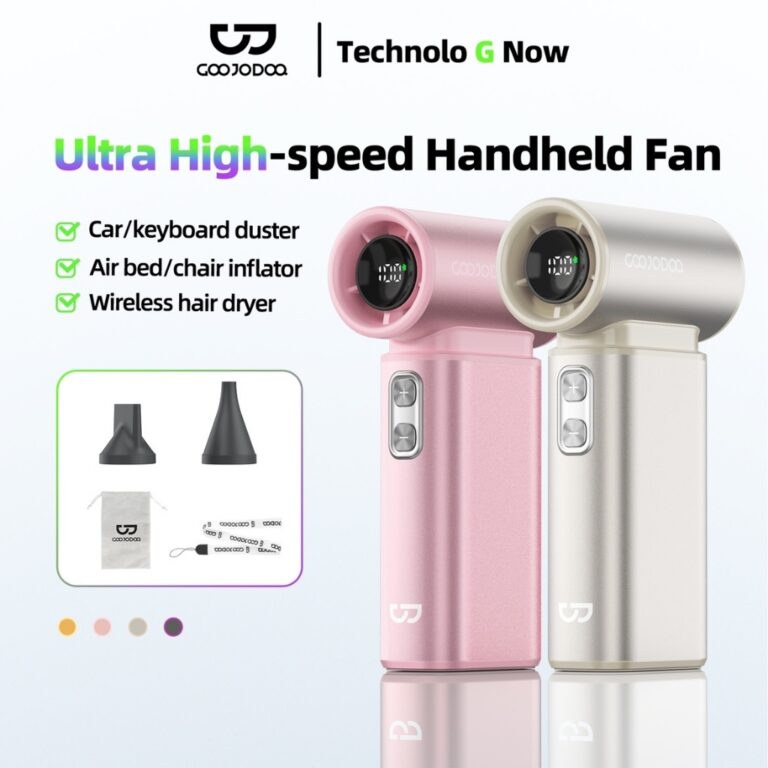 Kipas Mini Tangan GOOJODOQ 100 Tahap Kelajuan