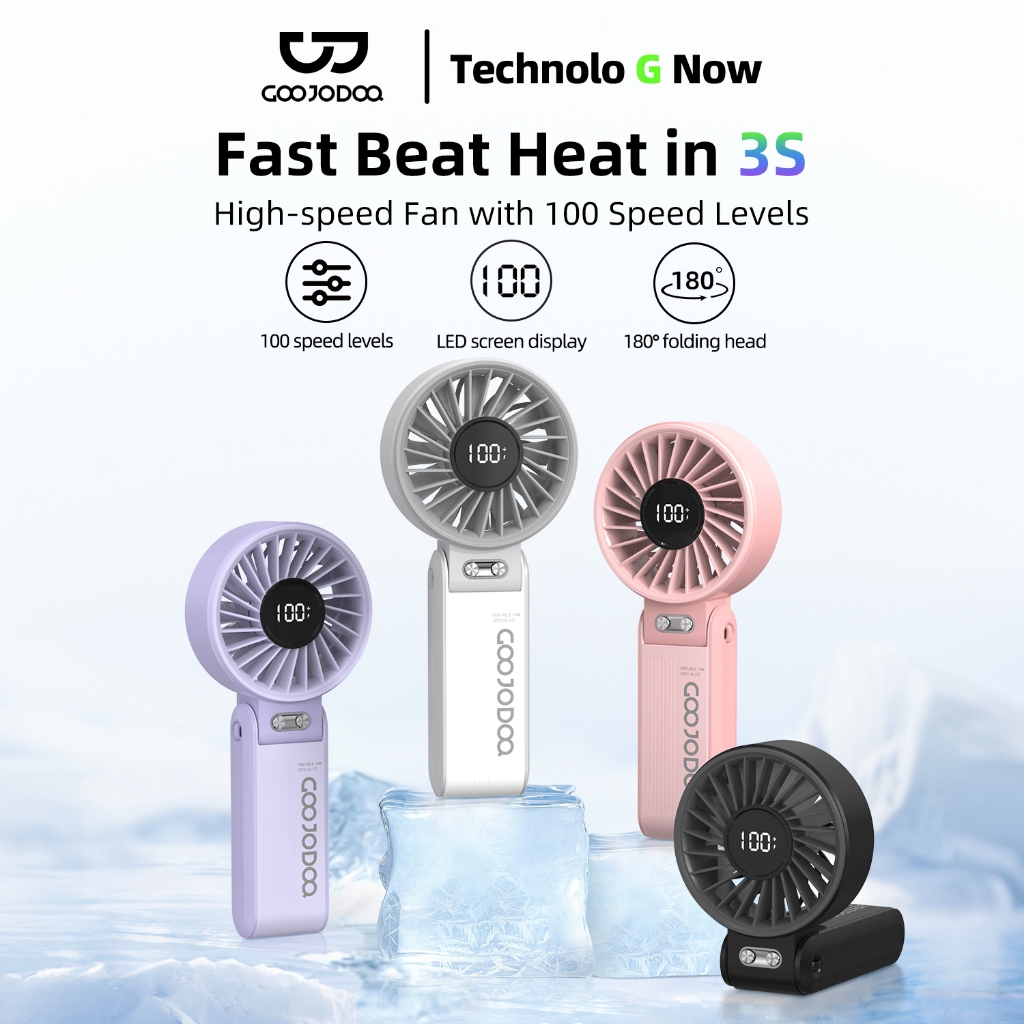GOOJODOQ Mini Fan High-Speed Portable: Ciri dan Kegunaan