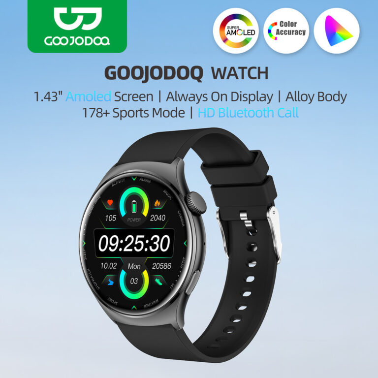 GOOJODOQ Smart Watch Fb027: Ciri Utama dan Fungsi Pengesanan Kesihatan