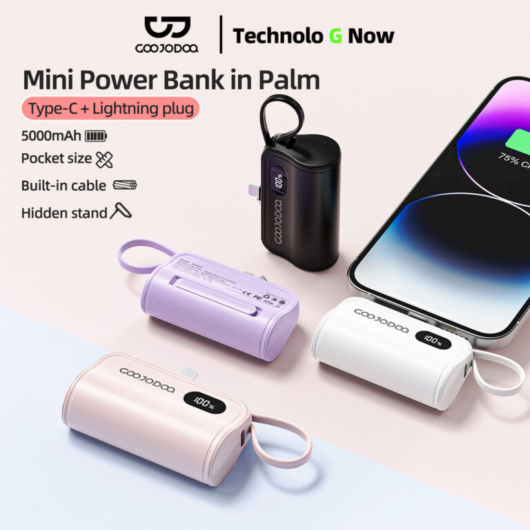 GOOJODOQ Type-C LN Mini Power Bank (5000mAh)