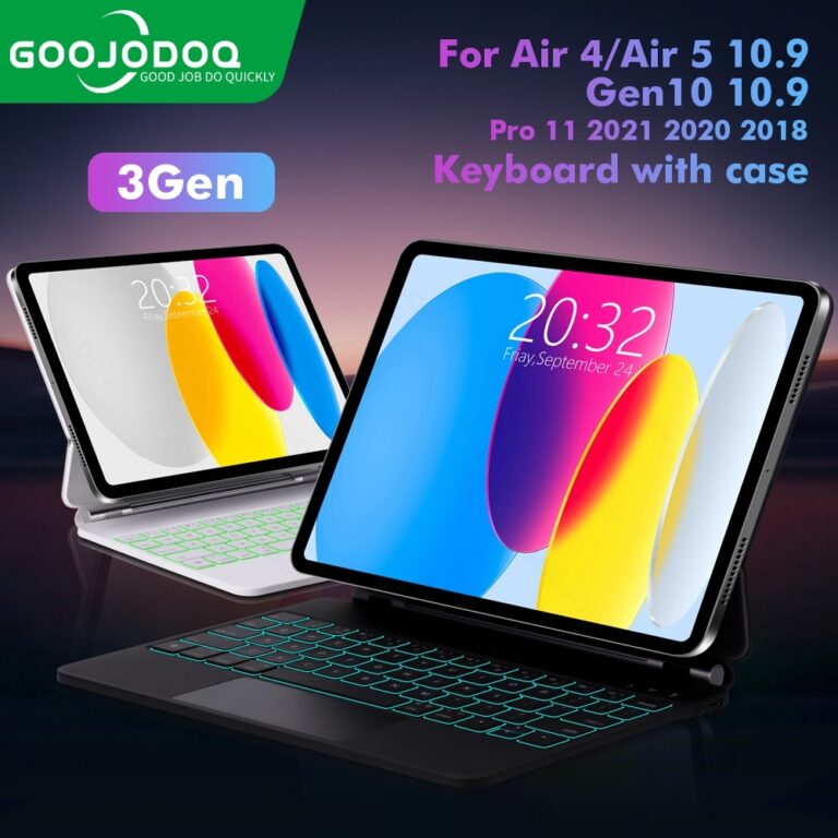 Pilihan Papan Kekunci GOOJODOQ Bluetooth untuk Siri iPad