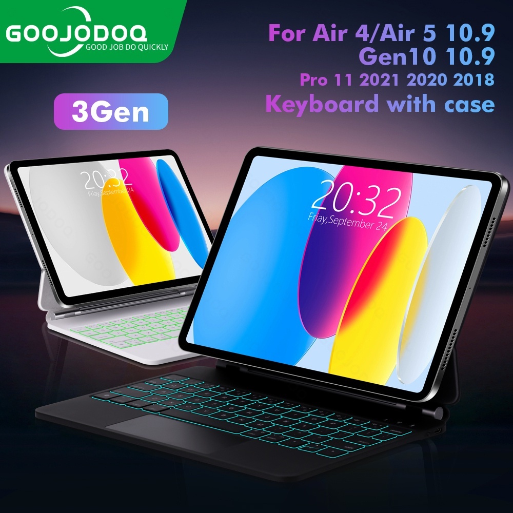 Pilihan Papan Kekunci GOOJODOQ Bluetooth untuk Siri iPad