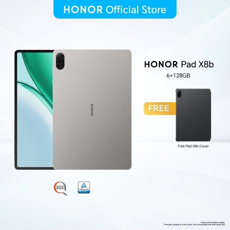 HONOR Pad X8b LTE: Skrin 11 Inci EyeComfort dan Bateri 10100mAh