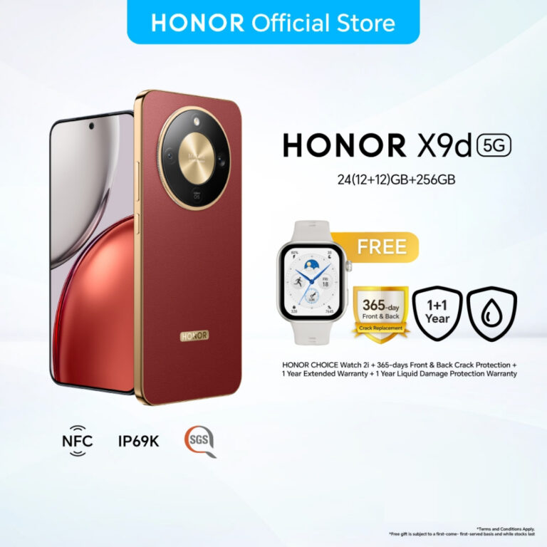 HONOR X9d 5G: Spesifikasi Kapasiti Bateri 8300 mAh dan Paparan OLED