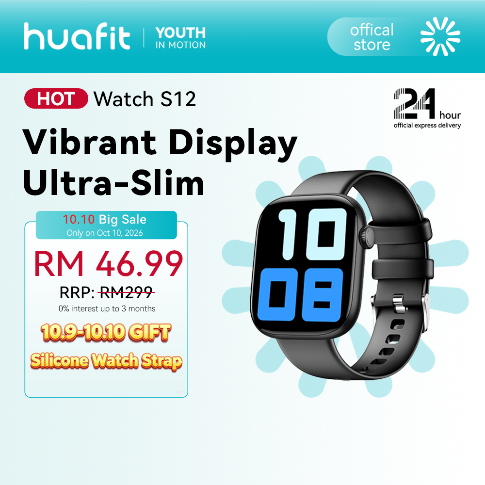 Huafit S12 Smart Watch: Ciri, Spesifikasi dan Fungsi Utama