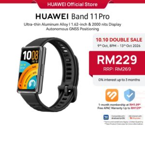 HUAWEI Band 11 Pro: Ciri Utama, Penjejakan Tidur dan Navigasi GNSS