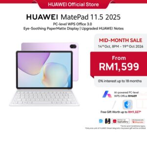 HUAWEI MatePad 11.5 Tablet: Spesifikasi PaperMatte dan Pakej Aksesori