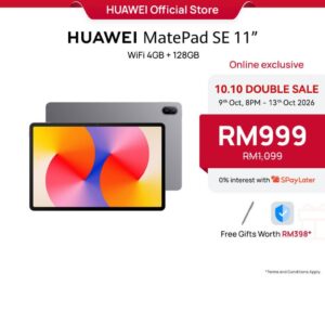 HUAWEI MatePad SE 11: Pilihan Varian dan Ciri Paparan Selesa Mata
