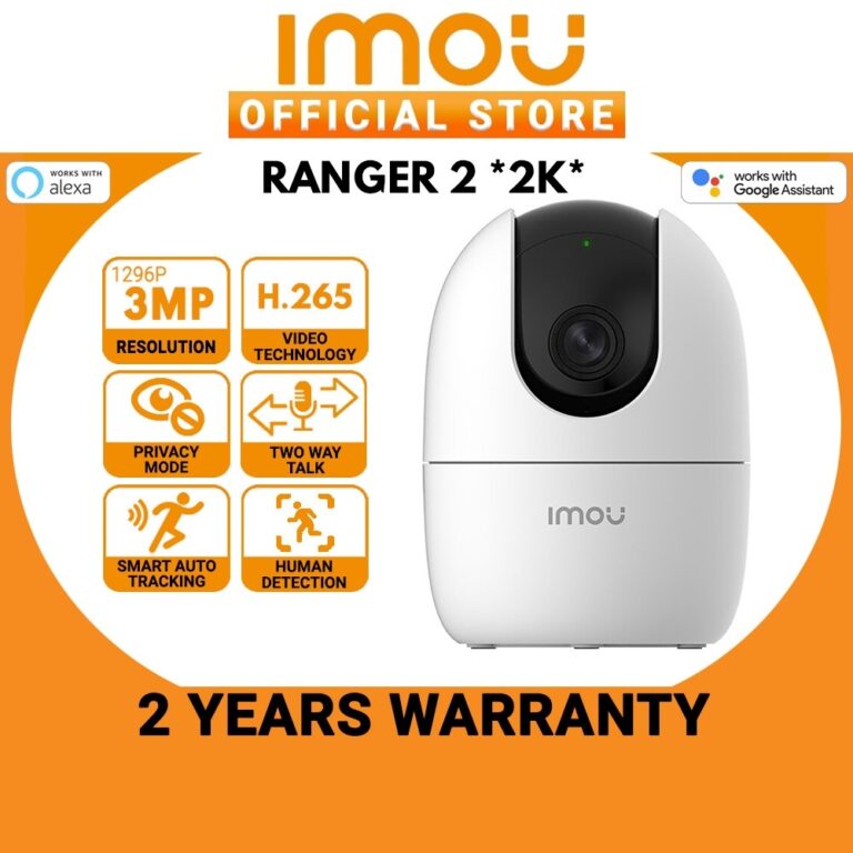 Kamera Imou Ranger 2 3Mp: Fungsi Pengesanan AI dan Kawalan Gerak