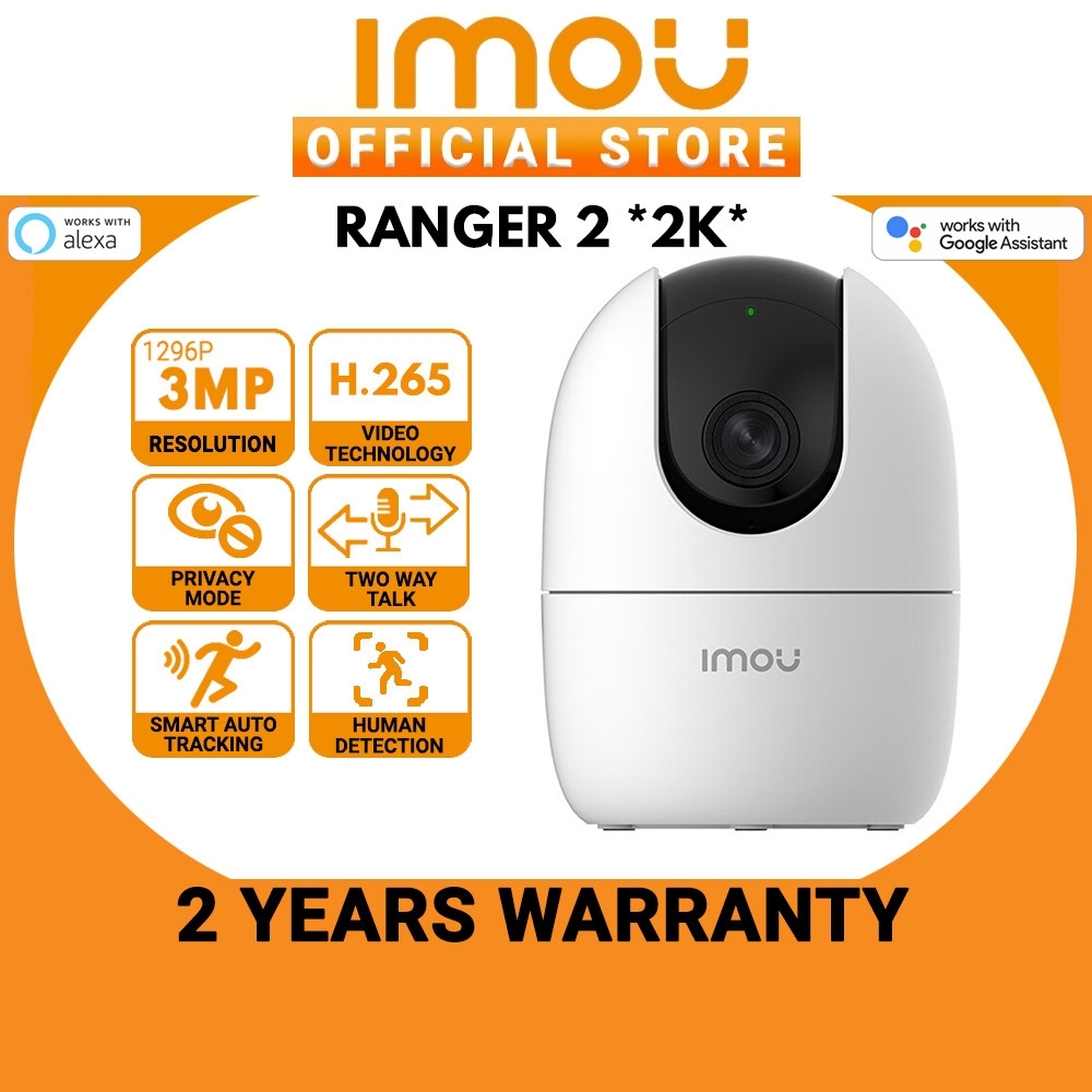 Kamera Imou Ranger 2 3Mp: Fungsi Pengesanan AI dan Kawalan Gerak