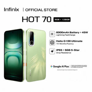 Infinix Hot 70: Bateri 6000mAh, Pengecasan 45W dan Prestasi Helio G100