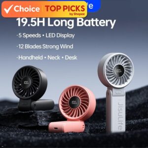 Kipas Tangan Mudah Alih JisuLife Life7 5000mAh