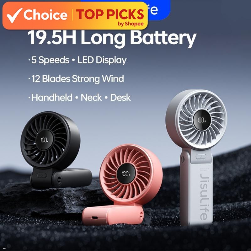Kipas Tangan Mudah Alih JisuLife Life7 5000mAh