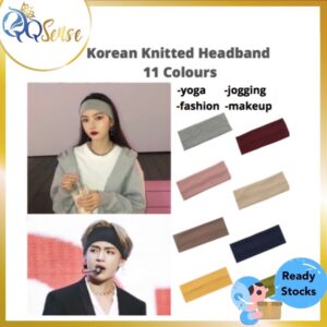 Korean Knitted Hairband: Pilihan Ikat Rambut dan Pelbagai Kegunaan