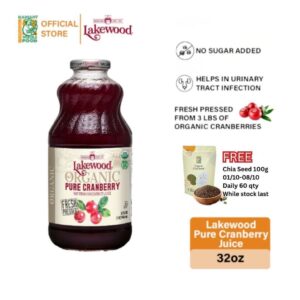 Lakewood Organic Pure Cranberry Juice (32oz): Ciri, Kegunaan dan Panduan Minum