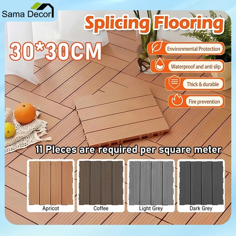 Lantai PVC Sambung 30x30cm Pilihan Praktikal Luar dan dalam Rumah
