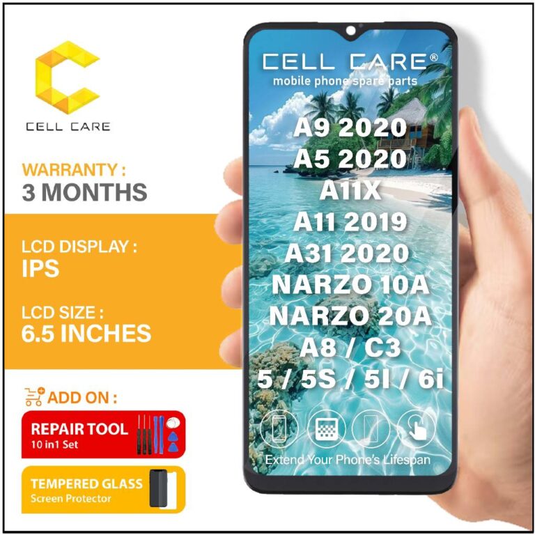 Ganti Skrin Telefon Retak? Kenali Pilihan LCD Screen For REALME C3/ REALME 5 5i 5S 6i/OPPO A9 2020/ A5 2020/A31 2020/A11X/A8/NARZO 10A