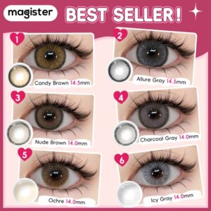 Magister Contact Lens Brown Gray Black