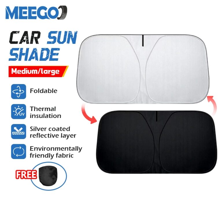MeeGoo Foldable Front Car Sun Shade: Panduan Saiz dan Pemilihan Pelindung Cermin Kereta