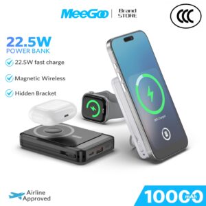 MeeGoo Magnetic PowerBank 10000mAh 22.5W: Pengecas Mudah Alih Berguna