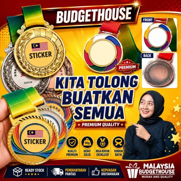 Panduan Tempahan Metal Medal Tersuai dengan Pilihan Rekaan dan Stiker Depan Belakang