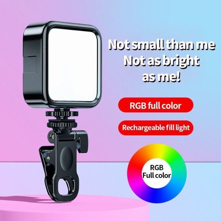 Mini Portable Pocket Photographic Lighting RGB LED Video Light 2000mAh