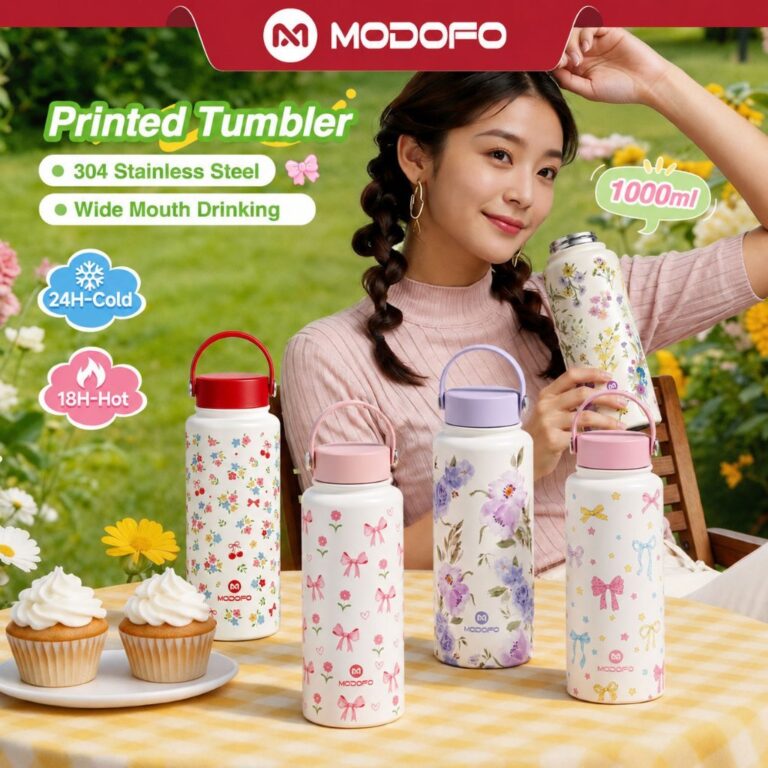 MODOFO 1000ML Insulated Tumbler: Pilihan Botol Air Tahan Sejuk dan Panas