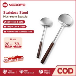 Spatula Keluli Tahan Karat MODOFO: Ciri dan Pilihan Model Dapur