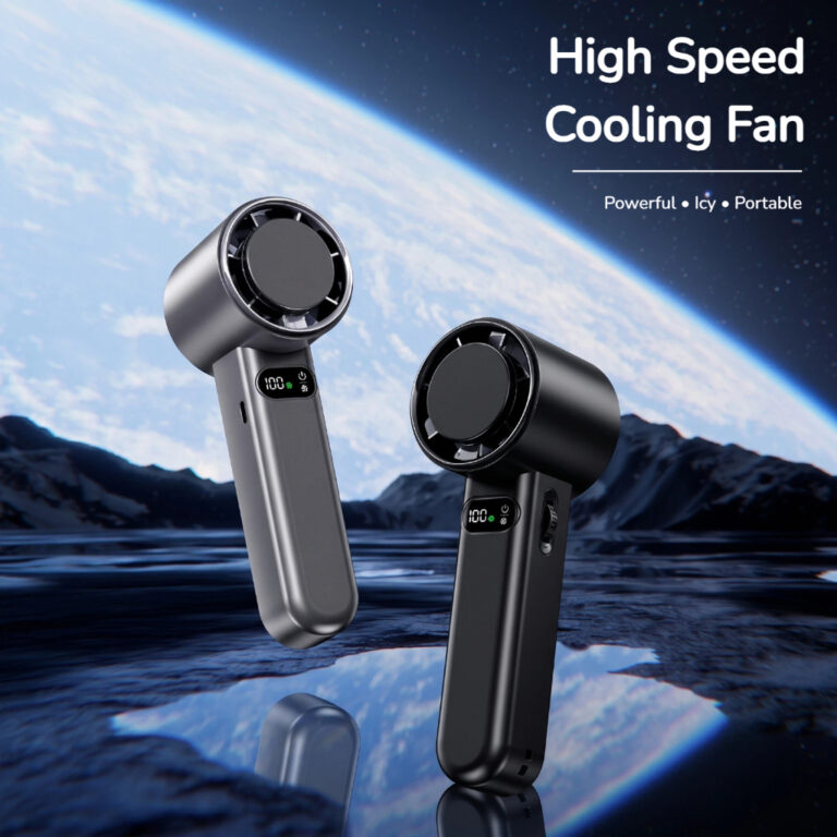 MUGENETSU Portable Handheld Ice Cooling Fan: Ciri Penyejukan 16000RPM dan Bateri 4800mAh