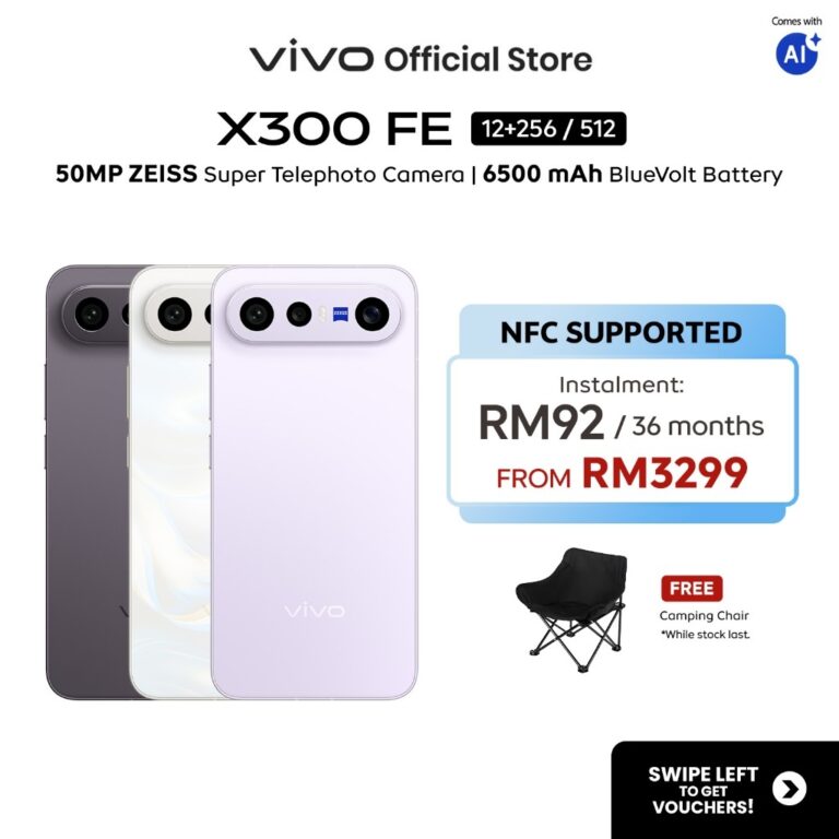 Vivo X300 FE 5G: Kamera ZEISS, Snapdragon 8 Gen 5 dan Bateri 6500mAh