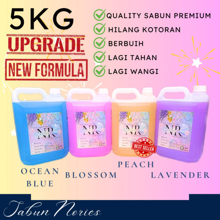 Sabun Dobi Nories 5kg: Pilihan Varian Wangian dan Ciri Utama