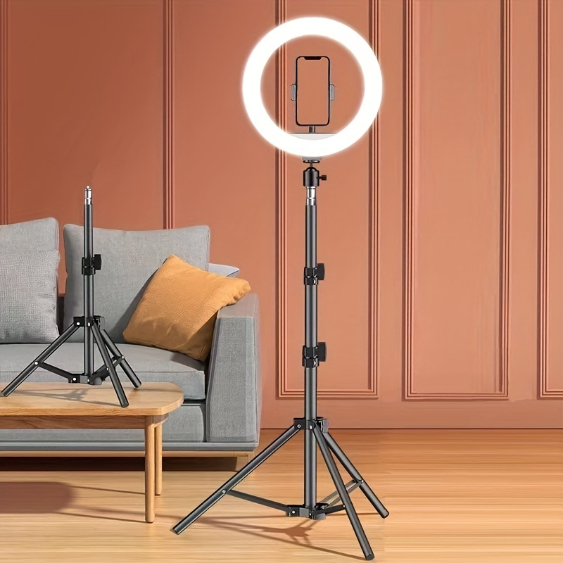 Ring Light LED 3D dengan Tripod 2.1m untuk Pencahayaan Studio dan Selfie