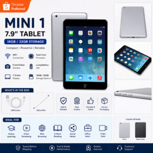 Pad Mini 1/2 Air 1 Tablet: Pilihan Ringkas untuk Belajar dan Hiburan