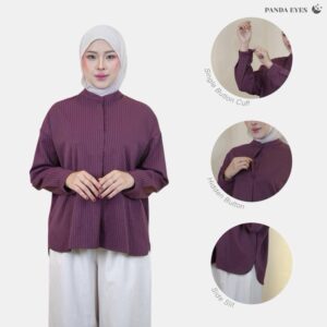 PANDAEYES Tiara Stripe Roundneck Blouse