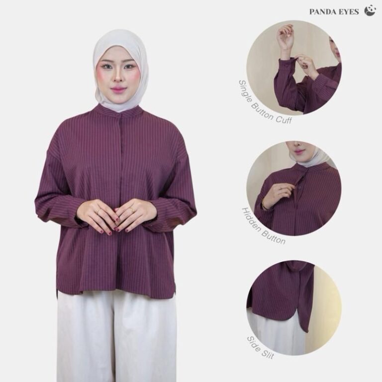 PANDAEYES Tiara Stripe Roundneck Blouse