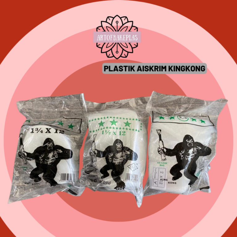 Plastik Aiskrim Malaysia King Kong: Pilihan Saiz 2x12 dan Kegunaan Pelbagai