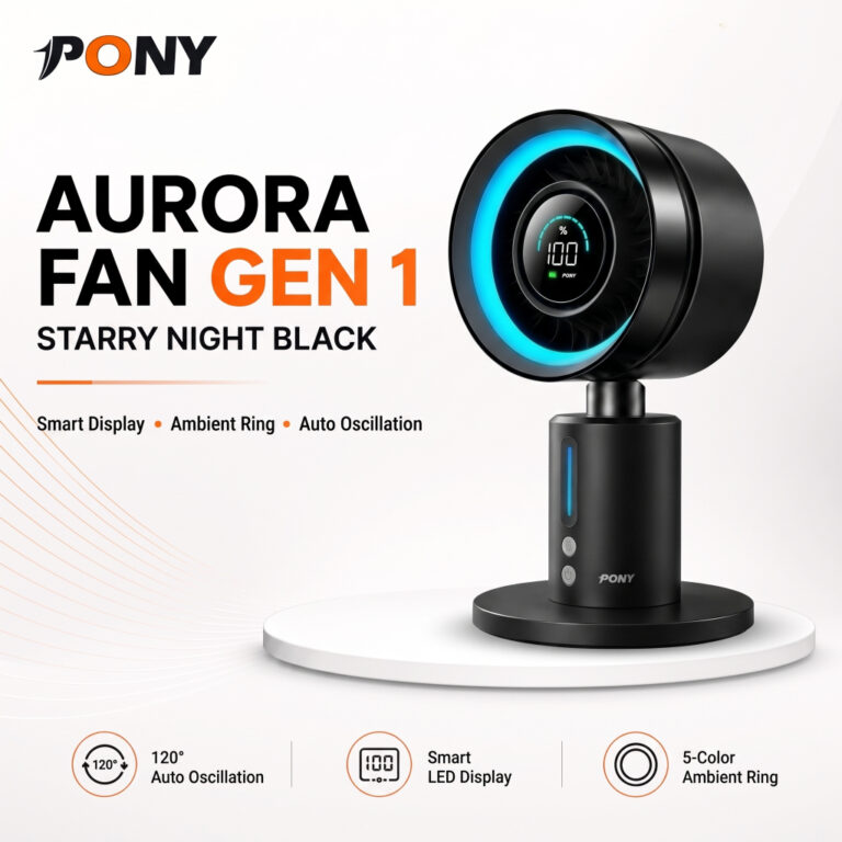 PONY Aurora Desktop Air Circulation Fan