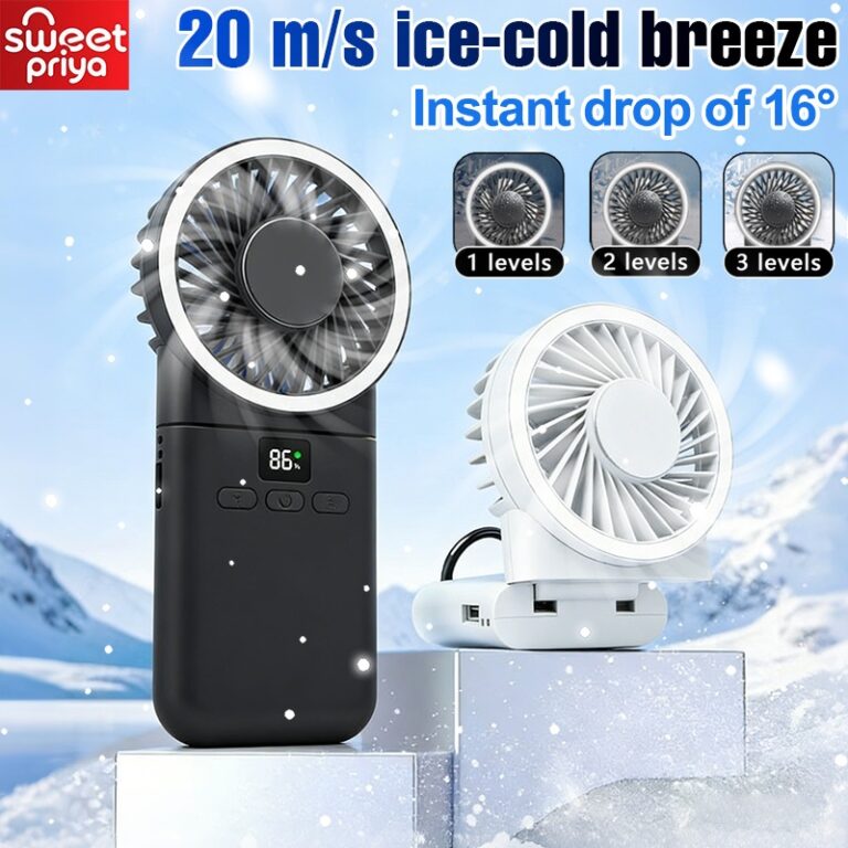Portable Foldable Mini Fan Ice Cooling: Kipas Mudah Alih Multifungsi