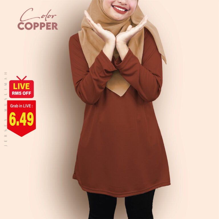 QAYRAA P4 Budak Muslimah Jersey Plain: Pilihan Saiz 22 Hingga 32 dan Ciri Mikrofiber Selesa