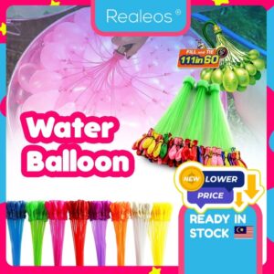 Realeos 111 Pcs Water Balloons: Cara Pantas Isi Belon Air Parti