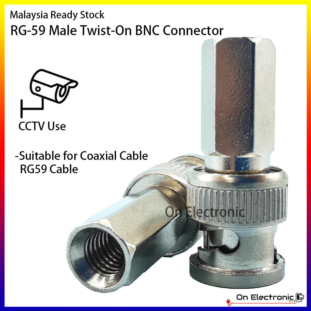 RG-59 Male Twist-On BNC Connector: Fungsi, Cara Guna dan Panduan Pemasangan