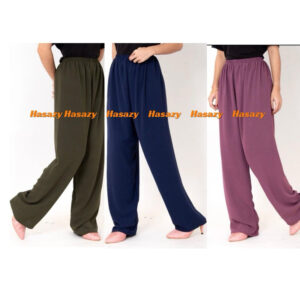 Seluar Wanita Muslimah CEY CREPE Ironless Berpoket