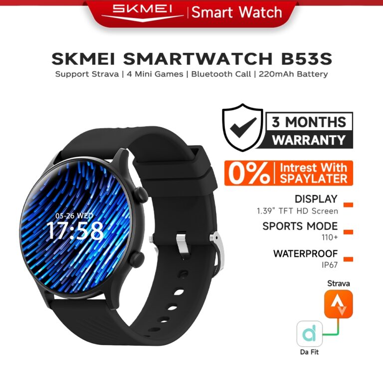 SKMEI Jam Tangan Pintar Lelaki: Fungsi Panggilan Telefon dan Pemantau Kesihatan