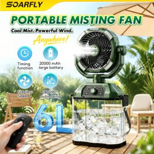 SOARFLY 20000mAh Outdoor Camping Fan